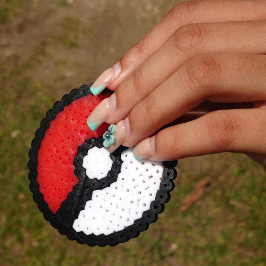 Pokeball Perler Bead (Fuse Beads) - Pokémon Pixel Art 3x3in