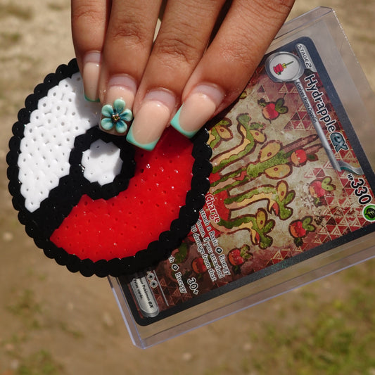 Pokeball Perler Bead (Fuse Beads) - Pokémon Pixel Art 3x3in
